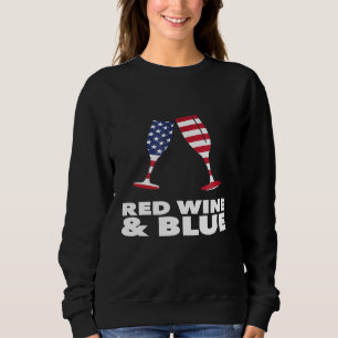 Camiseta 4 de julho Vinho Vermelho e Blue Funny America Fla