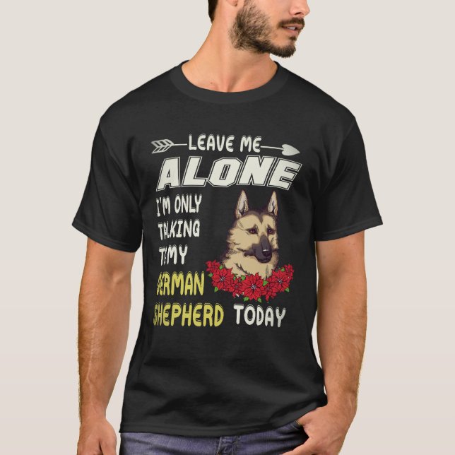 Camiseta 4 Deixe-me em paz, estou apenas conversando com mi (Frente)