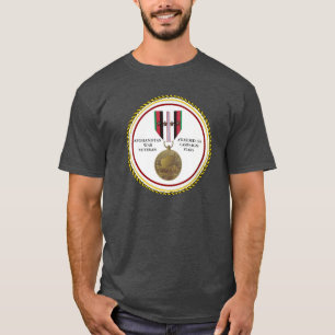 CAMISETA 4 ESTRELAS DE CAMPANHA AFEGANISTÃO WAR VETERAN