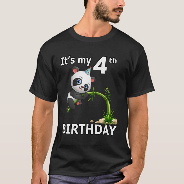 Camiseta 4 Panda 4º Py Animal Panda (Frente)