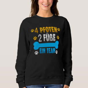 Camiseta 4 Peças 2 Pés Equipe De Pés Cão Cão Amor 1