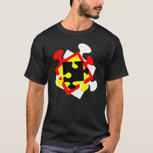 Camiseta 4 peças de vidro