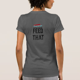 Camiseta 4 Peças Para Aproximar A Alimentação Que As Mulher