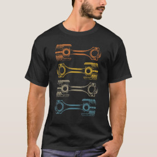 Camiseta 4 Pistões Motor de Quatro Cilindros Engenheiro Mec