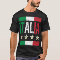 4 Star Italia com bandeira italiana e retrato em r