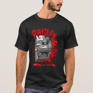 Camiseta 4 Teto Vermelho De Trovão Pago Em Roupa Vermelha