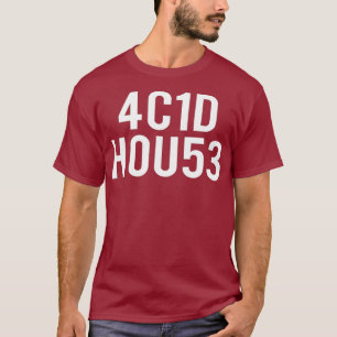 Camiseta 4C1D H0U53 Acid House Music DJ Rave Party Techno