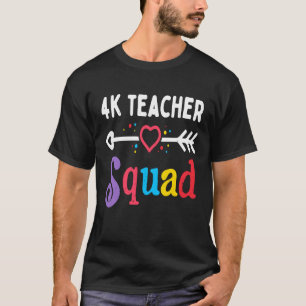 Camiseta 4k professor Squad Quarto Professora Equipe de Est