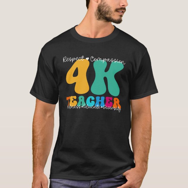 Camiseta 4K Teacher Appreciation Week Back to School (Frente)