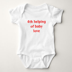 Camiseta 4o ajuda do amor do bebê