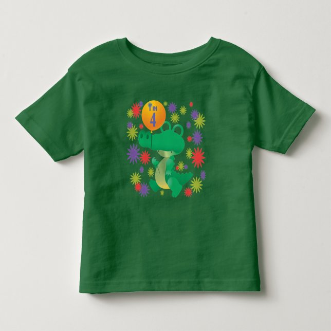 Camiseta 4o Jacaré do aniversário (Frente)