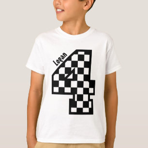 Camiseta 4o Nome feito sob encomenda de quatro anos