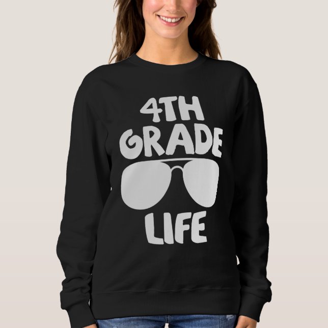 Camiseta 4th Grade Life First Day of School Back to School (Frente)
