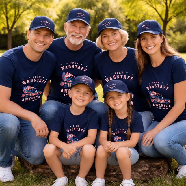 Camiseta 4th Of July Family Photos Matching Group Customize (Criador carregado)