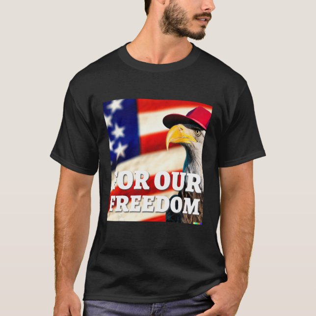Camiseta 4th of July freedom symbol (Frente)