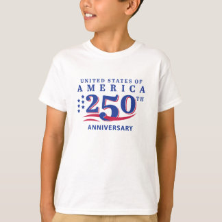 Camiseta 4th of July Junior Golfer USA 250th Anniversary