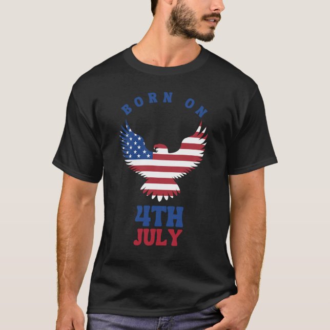 CAMISETA 4TH OF JULY PATRIOTIC INDEPENDENCE DAY 1776 (Frente)