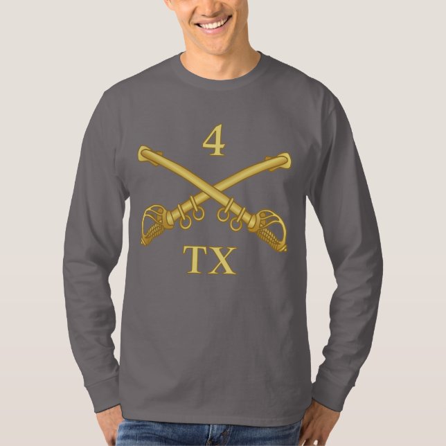 Camiseta 4th Texas Cavalry (Frente)