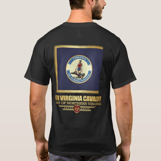 Camiseta 4th Virginia Cavalry (Verso)