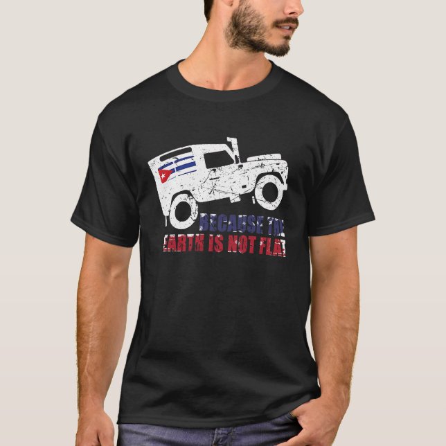 Camiseta 4x4 Earth Rover Cuba (Frente)