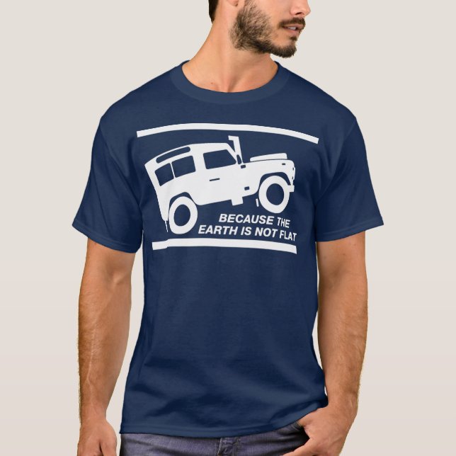 Camiseta 4x4 Land Earth Rover (Frente)