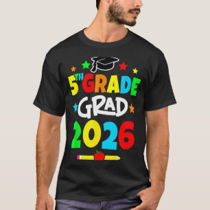 Camiseta 5ª série 2026 quinta série graduada na escola prim