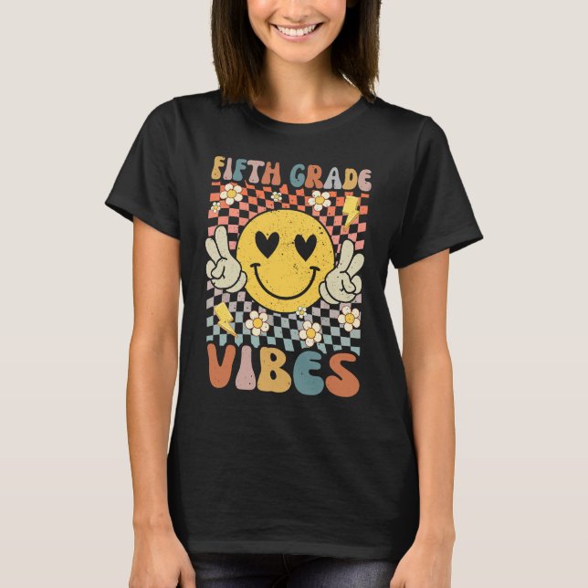 Camiseta 5º Grau Vibes 5 Retro Professor 1rua Dia (Frente)