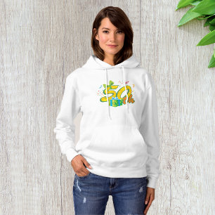 Camiseta 50ª Celebração de Aniversário Mulheres Hoodie