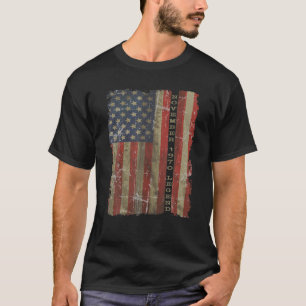 Camiseta 50ª Ideia de Presente de Aniversário dos EUA Bande