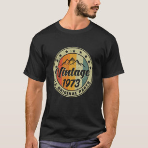 Camiseta 50º aniversário 1973 Mulheres de aniversário Homen