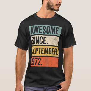Camiseta 50º Aniversário, 50 anos, Espetacular desde setemb