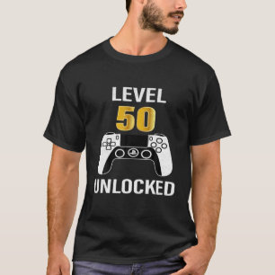 Camiseta 50º Aniversário / Aniversário Engraçado Gamer Gift