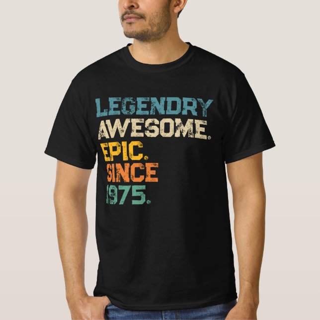 Camiseta 50º aniversário - Ano Personalizado do Presente (Frente)