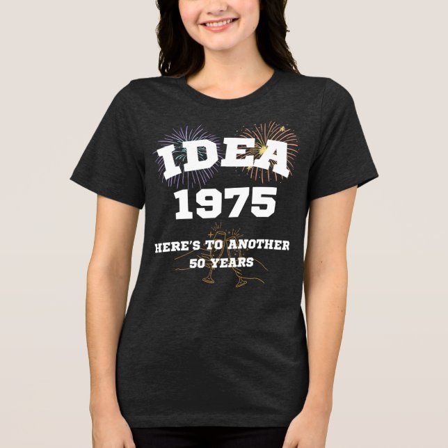 Camiseta 50º aniversário da IDEA (Frente)