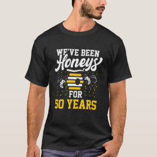 Camiseta 50º aniversário de casamento Aniversário Honey Hus