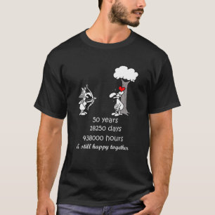 Camiseta 50º Aniversário De Casamento Os Pais Deram 50 Anos