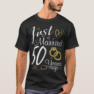 Camiseta 50º aniversário de casamento.Recem casados 50 an