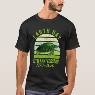 Camiseta 50º aniversário do Dia da Terra 2020 Tartarugas do