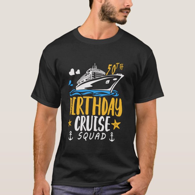 Camiseta 50º aniversário do Esquadrão de Cruzeiros Oferece  (Frente)