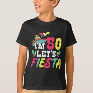 Camiseta 50º aniversário do Partido Mexicano Eu tenho 50 Va