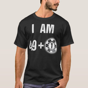 Camiseta 50º Aniversário do Poker 50 Anos do Jogador Poke