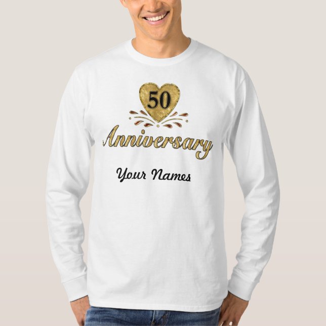 Camiseta 50º Aniversário - Dourado (Frente)
