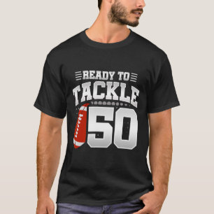 Camiseta 50º aniversário - Festa de aniversário de futebol 