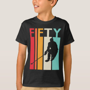 Camiseta 50º aniversário Gift Vintage Hockey com 50 anos