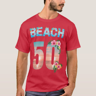 Camiseta 50º aniversário Ideias Roupas De Praia Para Mulher