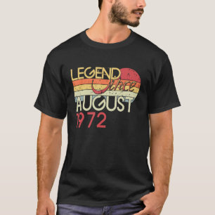 Camiseta 50º aniversário Minha Legenda de 50 anos desde ago