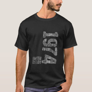 Camiseta 50º Aniversário Mulher 50 Anos 1974 Decorativa F