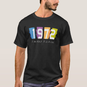 Camiseta 50º Aniversário Mulheres Gents 50 Anos Vintage 197