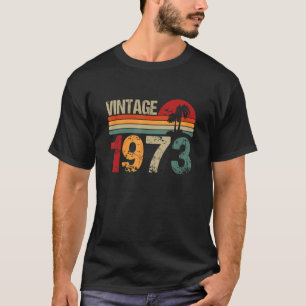 Camiseta 50º aniversário Mulheres Vintage 1973 50 anos