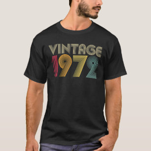 Camiseta 50º aniversário Oferece Ano - Vintage 1972 Cópi